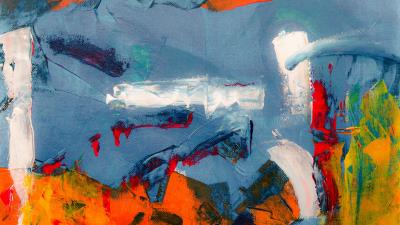 Canvas paint spots 4k wallpaper