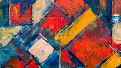 Canvas paint stains 4k wallpaper