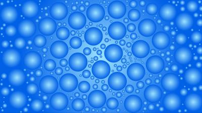 Circles bubbles balls 4k wallpaper