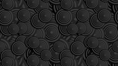 Circles bw patterns 4k wallpaper
