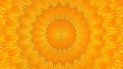 Circles pointed yellow 4k wallpaper