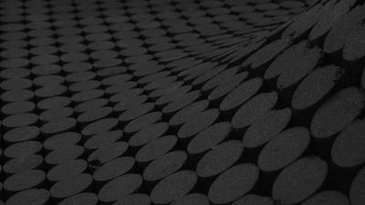 Circles surface black 4k wallpaper
