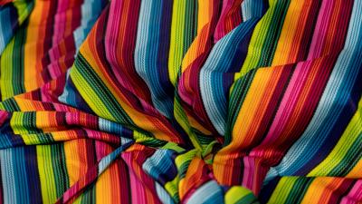 Cloth multicolored stripes 4k wallpaper