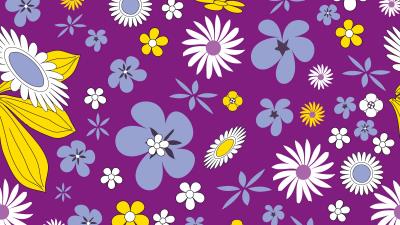Flowers patterns texture photo 4k wallpaper