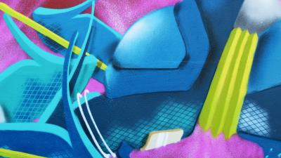 Graffiti wall paint picture 4k wallpaper