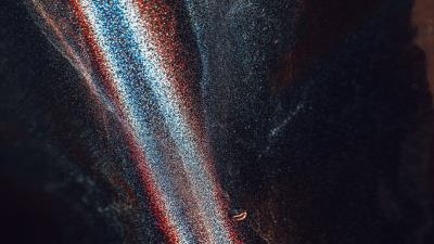 Jet glare colorful 4k wallpaper