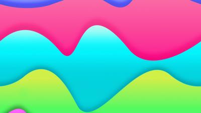 Lines wavy colorful image 4k wallpaper