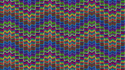 Lines wavy multicolored 4k wallpaper