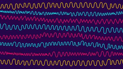 Lines wavy patterns 4k wallpaper