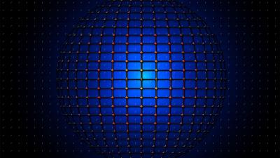 Mesh texture lines blue 4k wallpaper