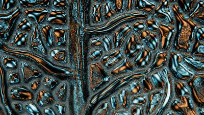 Metal metallic veins 4k wallpaper