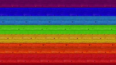 Multicolored boards texture wall rainbow 4k wallpaper