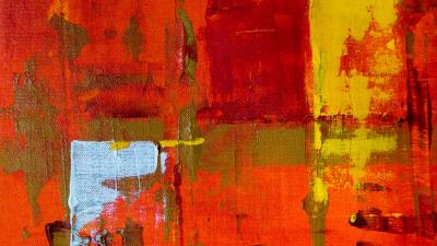 Paint stain canvas 4k wallpaper