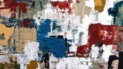 Paint stains canvas 4k wallpaper