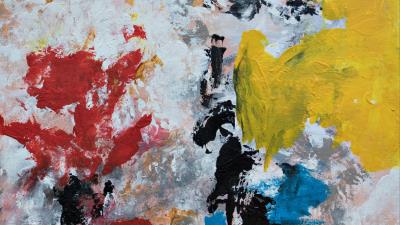 Paint stains surface 4k wallpaper