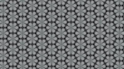 Pattern symmetry bw 4k wallpaper