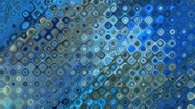 Patterns motif circles 4k wallpaper