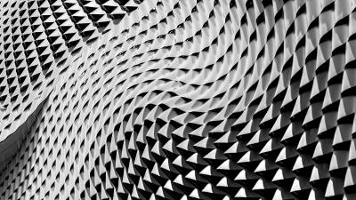 Roof wavy texture 4k wallpaper