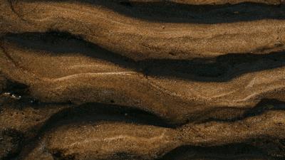 Sand beach landform 4k wallpaper