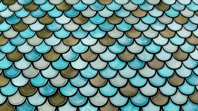 Scales fragments stained glass 4k wallpaper