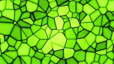 Squares triangles green 4k wallpaper