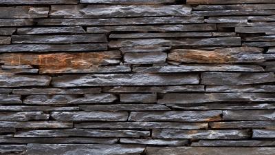 Stone stony fence 4k wallpaper