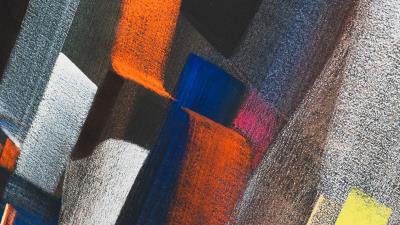 Stripes colorful spots 4k wallpaper