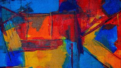 Stripes stains canvas 4k wallpaper