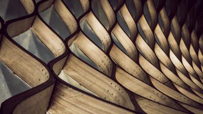 Surface architecture shapes 4k wallpaper