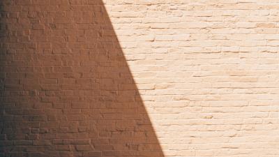 Wall brick wall shadow 4k wallpaper