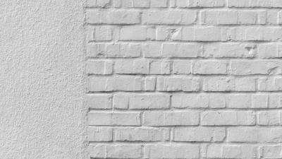 Wall brick white 4k wallpaper