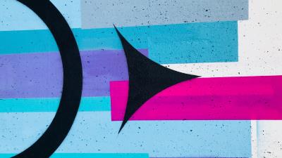 Wall texture arrow paint 4k wallpaper