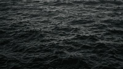 Waves ripples dark 4k wallpaper
