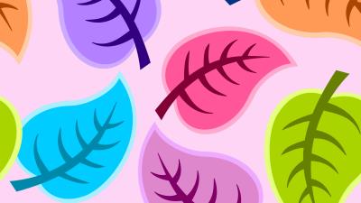 Leaves art vector 4k wallpaper