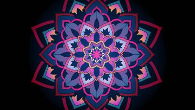 Mandala ornament patterns 4k wallpaper