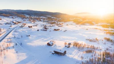 Winter snow sunshine 4k wallpaper