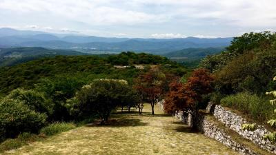 Xochicalco village trees sky garden 4k wallpaper