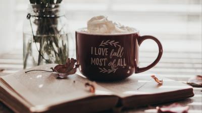 Cup inscription words 4k wallpaper