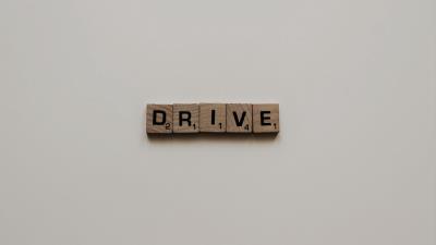 Drive words inscription 4k wallpaper