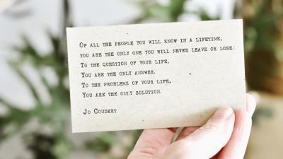 Flyer quote text 4k wallpaper