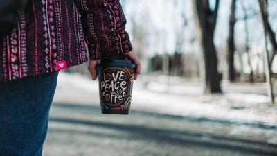 Glass inscription words 4k wallpaper