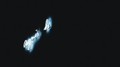 Inscription backlight neon 4k wallpaper