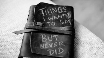 Inscription diary phrase 4k wallpaper