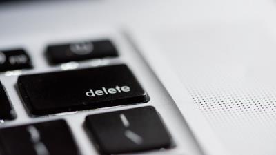 Key delete laptop 4k wallpaper