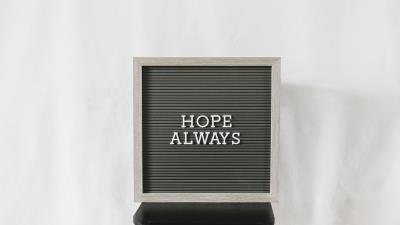 Motivation hope inscription 4k wallpaper