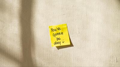 Positive motivation text 4k wallpaper