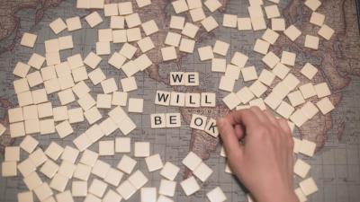 Positive words inscription 4k wallpaper