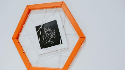 Poster inscription frame 4k wallpaper