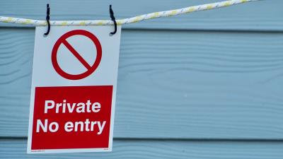 Prohibited sign text 4k wallpaper