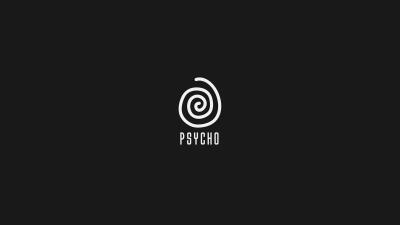 Psycho inscription spiral 4k wallpaper
